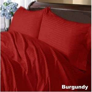   Duvet cover, Burgundy Stripe, Factory Sealed, Cal King