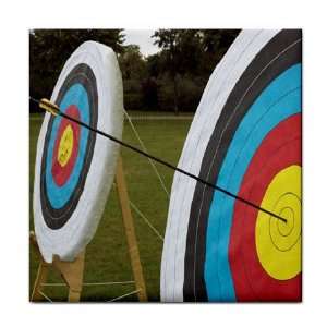 Archery Target Sport Tile Trivet