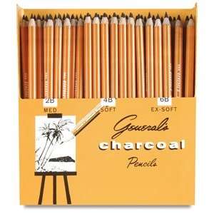   Charcoal Pencils   Black, Charcoal Pencil, 2B Arts, Crafts & Sewing