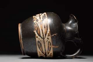 Ancient Greek Pottery Vase Xenon Apulian Ewer  