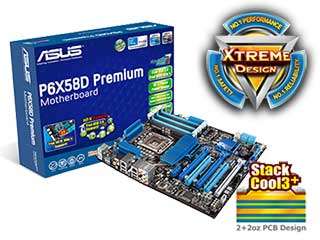 ASUS P6X58D Premium   LGA 1366   X58   DDR3   USB 3.0 SATA 