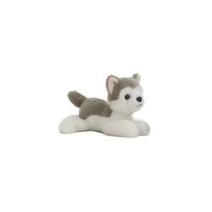  Stuffed Husky Lying Plush Dog By Aurora Toys & Games