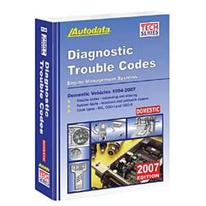  Autodata 07340 Diagnostic Trouble Codes DTC with Probable 