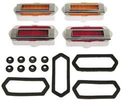 69 Camaro Side Marker Light Kit, Seals, Hardware, 20Pcs  