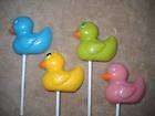 Baby Shower, 20 Duck Lollipops, Hard Candy  