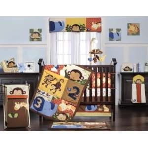  Kids Line Jungle 1 2 3 Six Piece Crib Bedding Set Baby