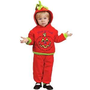  Baby Hooded Pumpkin Costume Infant 6 12 Month Cute Halloween 