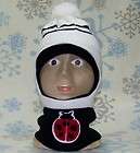 Kid/Child Winter Ski Mask Visor Beanie,Hat,Cap​, # 200 White/Black 