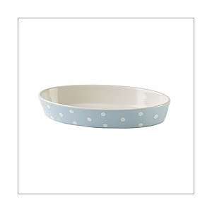  Baking Days Blue Oval Dish 11 in.