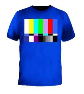 TV Colors Bars Show Screen Organic Retro Cool T Shirt  
