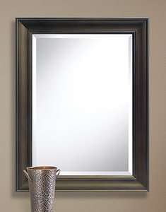 MIRROR BEVELED WITH OIL RUBBED BRONZE FINISH HOME HOUSE WALL BATHROOM 
