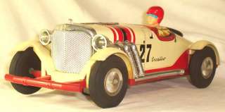   1960’S EXCALIBUR TIN BATTERY OPERATED TOY RACING CAR BY TADA JAPAN