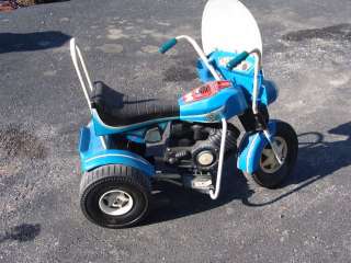 Vintage PINES Battery Operated Ride On Toy Vehicle Power Wheels Police 
