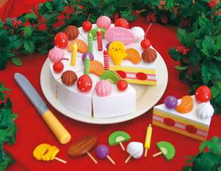  cut & play birthday cake toy, which is suitable to develop children 