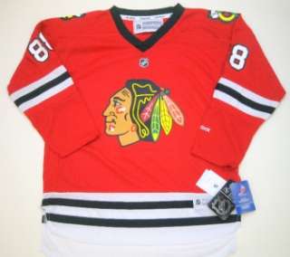 NHL Reebok Chicago Blackhawks Patrick Kane #88 Youth Team Red Jersey 