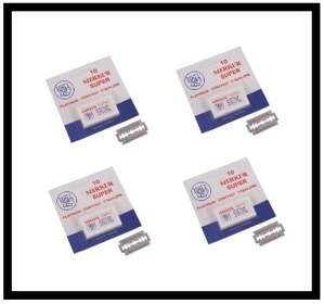   Stainless Double Edge Razor Blades FREE SHIP 4045284012154  