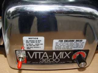 Vita Mix Super 3600 Juicer / Mixer / Blender   VitaMix   Works Nice No 