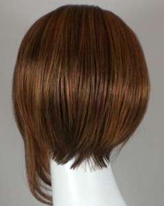 Short Straight Hair Wig w/Wedge Cut   Uneven Bob Wigs  