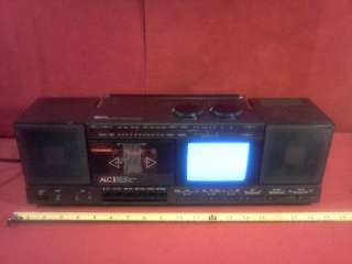 Estate Find Vintage 1980s WORKING Stereo TV Boombox Radio Tape 