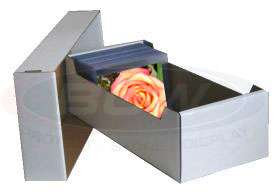 25 PHOTO POSTCARD STORAGE BOXES STRONG CARDBOARD 4 X 6  