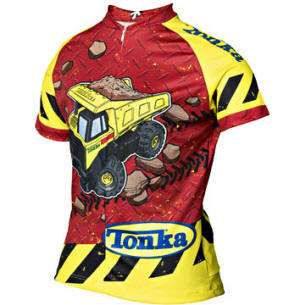 Descente Tonka Truck Kids Shirt Youth Cycling Jersey  