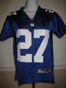 NEW IR Brandon Jacobs Giants YOUTH Small S 8 Jersey BNT  