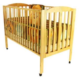 DREAM ON ME Natural Full Size 2in1 Folding Crib.Opens in a new window