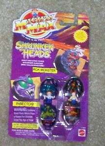 Mighty Max Shrunken Heads Rok Monster Insectoid New  