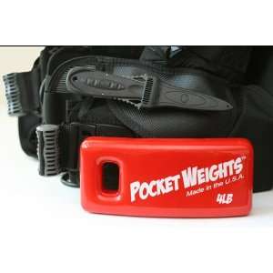  Pocket Weights 4Lb. BCD Weight (Single)