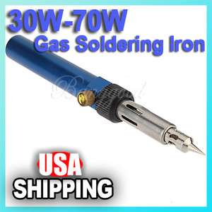   Solder Iron Gas Blow Torch Gun Butane Cordless Woolelding Pen Burner