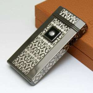 Carved RECHARGEABLE INDUCTION butane lighter Black  