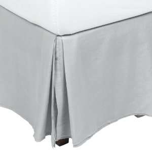   Urban Etch Iridescent Sheer Bedskirts, French Blue