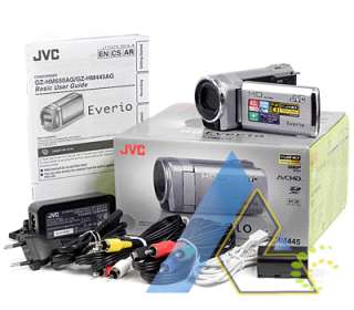 JVC GZ HM445 HM445E HD Everio PAL Camcorder Silver+16GB+7Gifts+1 Year 