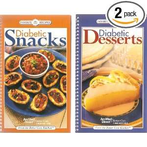  Two (2) New Diabetic Recipe Books Diabetic Desserts and 