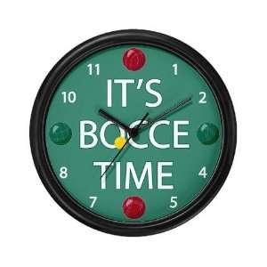  Green Bocce Ball Clock Sports Wall Clock by  