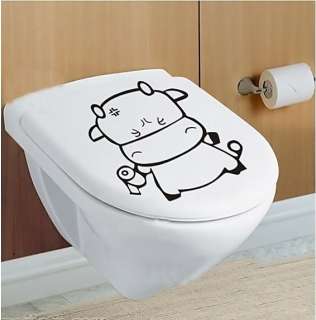 Wash Room Toilet Roll Paper Decor Mural Wall Sticker Decal S061 