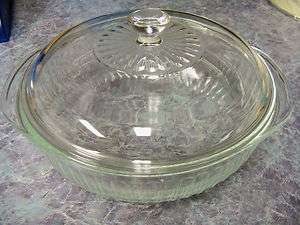 Corning Ware Pyrex 2 QT Casserole Dish with Corelle Coord Symphony 
