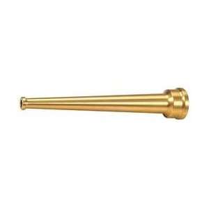  Industrial Grade 6AKC5 Hose Nozzle, Brass, 1 1/2 In NH 