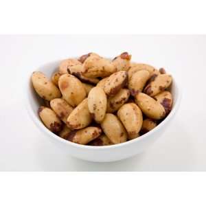Roasted Brazil Nuts (10 Pound Case) (Salted)  Grocery 