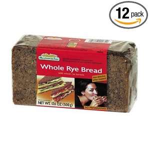 Mestemacher Whole Rye Bread, 17.6 Ounce Grocery & Gourmet Food