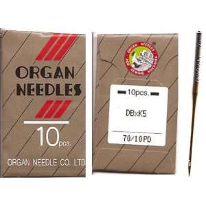 Organ Needle Embroidery Needles Dbxk5 Sharp Point Round Shank 70/10 Pd 