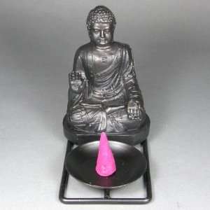 Buddha Statue with Incense Burner Dish