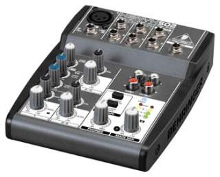 Everything You Need to Record   Behringer XENYX502 5 Channel Mixer