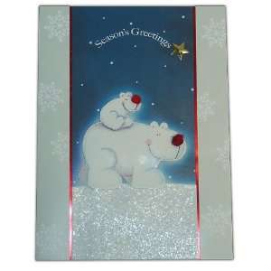 Mama and Baby Polar Bear Burgoyne Christmas Card 