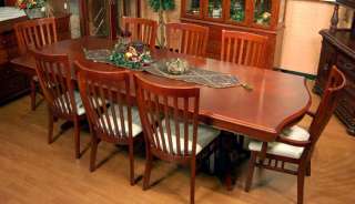 Piece Cherry Dining Table and Chair Set  