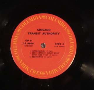 CHICAGO TRANSIT AUTHORITY 2 LP self titled debut GP 8  