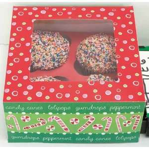 Cupcake Boxes Christmas Candy Toss  Pack of 2