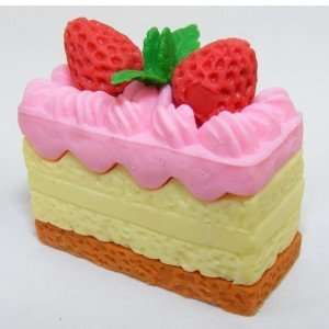  Pink & Cream Cake Eraser