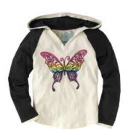 Childrens Place Hoodie Hoodies Girls Cotton Butterfly  