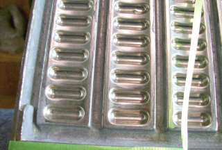 Antique Chocolate Mold Mould Jelly Bean Shape Bars  